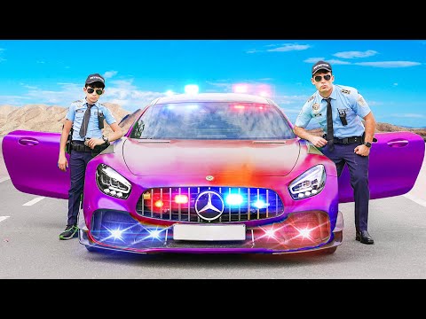 Officers Jason and Alex Mercedes Adventure in Traffic