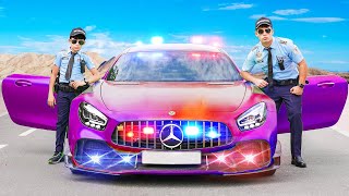 Officers Jason and Alex Mercedes Adventure in Traffic