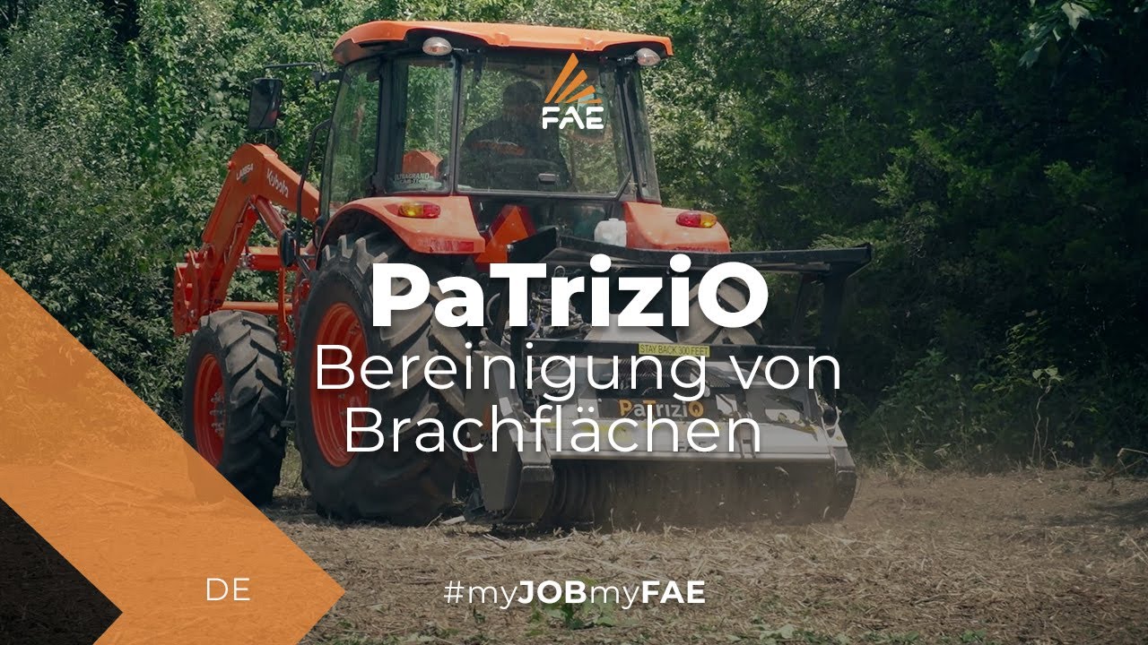 Video - FAE PaTriziO - Der kleine FAE Mulcher für Traktoren mit Bite Limiter Technologie