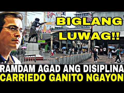 YORME ISKO MORENO RAMDAM AGAD ANG DISIPLINA GANITO NGAYON SA CARRIEDO QUIAPO | MANILA TODAY UPDATE