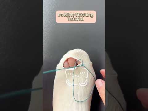 grandma’s socks mending tricks🫶🏼💋 #dresstells #amazonfinds #hacks #handsewing #tricks #socks
