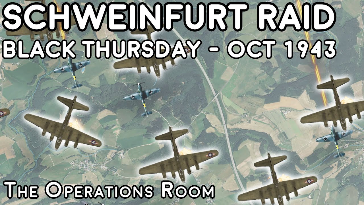 The Second Schweinfurt Raid - The USAAF's Black Thursday, October 1943 - Animated