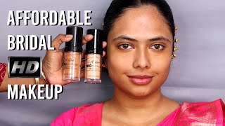 Affordable HD Bridal Makeup/ Summer Bridal Makeup / Sweat Resistant Makeup/ Glass Finish Makeup/