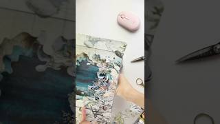 Нарезка из урока по созданию поп-ап разворота на морскую тему #scrapbooking #handmade #scrapbook
