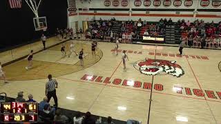 Hillsboro Girls JV & V Bball vs Bangor 2-4-25