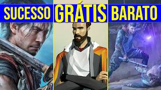 JOGOS GRÁTIS de 40 HORAS, PROMOÇÃO da CAPCOM na STEAM, horários do GTA 6, MOD CYBERPUNK e LANÇAMENTO