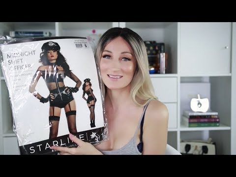 Starline S7024 Midnight Shift Officer Womens Halloween Costume Unboxing Try On Review