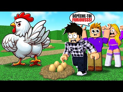 VOLER LES OEUFS DU POULET GÉANT ULTRA MÉCHANT sur Roblox !