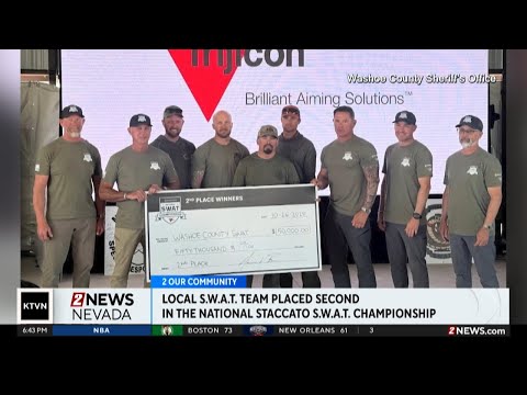 YouTube video thumbnail: Local SWAT Team Places Second at Competition