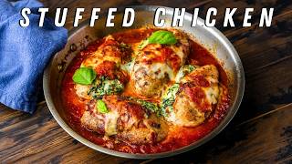 Cheesy Spinach Stuffed Chicken - The Easy Weeknight Meal