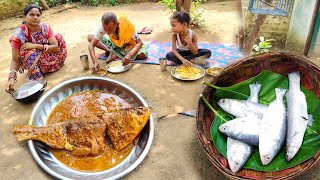 SEA FISH CURRY Recipe Village Style || Village Cooking