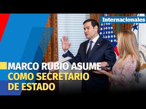 Marco Rubio asume como secretario de Estado de EUA