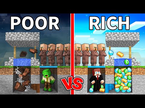 Mikey POOR vs JJ RICH Wishing Well in Minecraft! (Maizen)