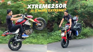 All about New XTREME250R after a month by faraz stunt rider #farazstuntrider #xtreme250r l