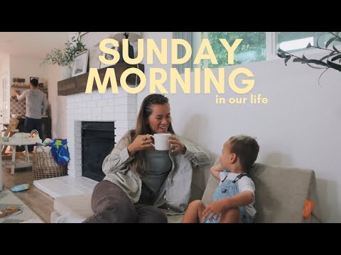 a sweet Sunday morning in our lives (SAHM of 2)