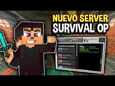 ✨ NUEVO Servidor SURVIVAL OP 1.21.44 (BEDROCK & JAVA) ✅ Minecraft Server SURVIVAL 2024