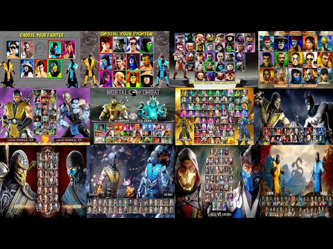 Mortal Kombat Select Screen Evolution MK To MK1 (1992 - 2025)