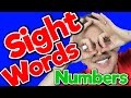 Recognizing High Frequency Sight Words in Numbers