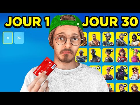 J’ai acheté toute la boutique Fortnite pendant 30 jours… (je suis ruiné)