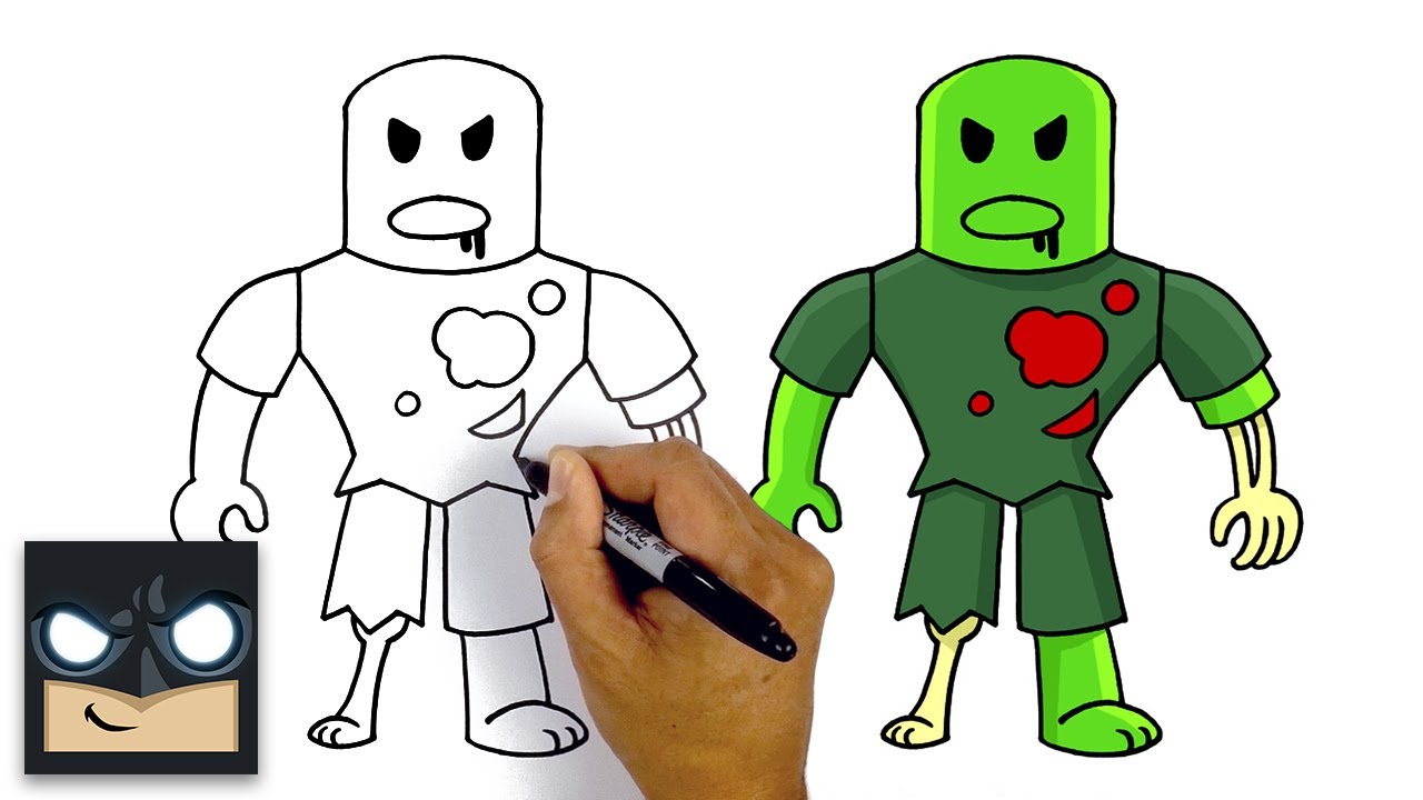 How To Draw A Roblox Zombie