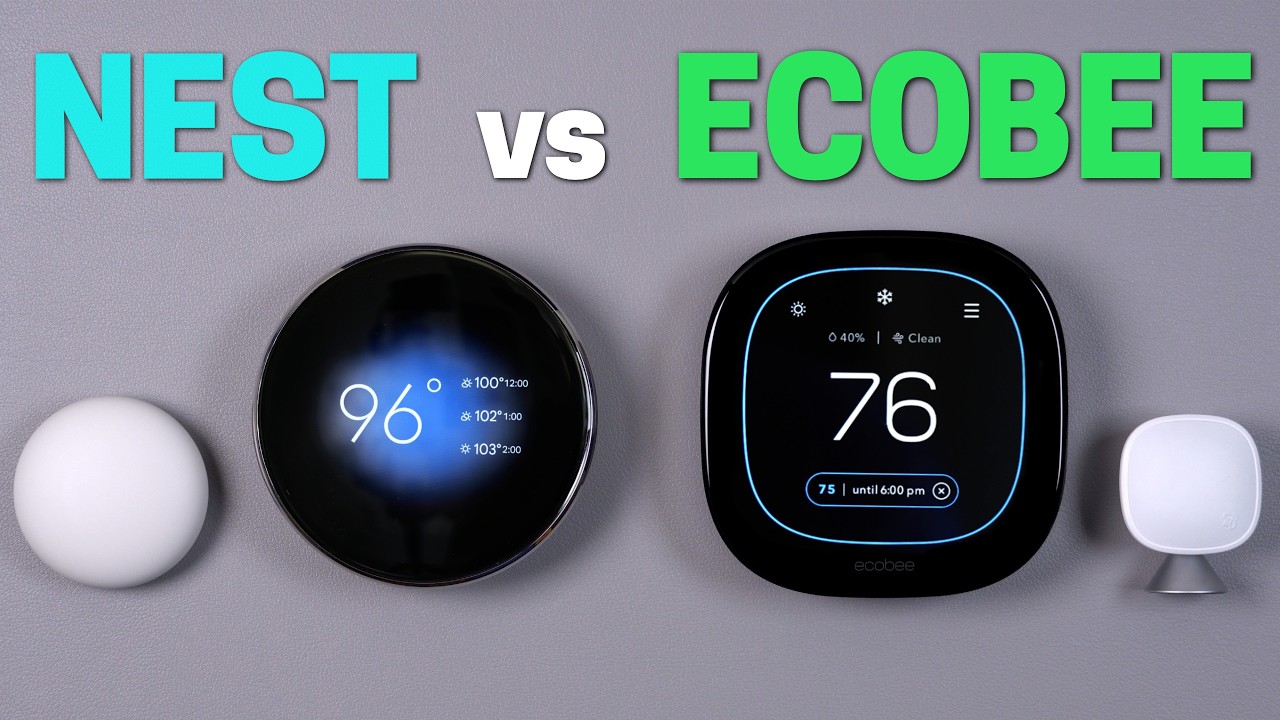 Finding the BEST Smart Thermostat! Nest vs Ecobee 2024