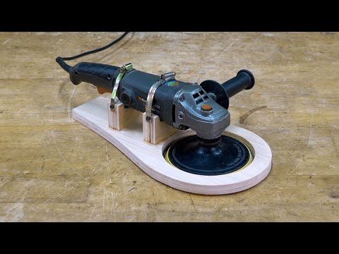 Turn angle grinder into most amazing disc sander machine