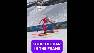 1% timing: The Difference between Gold and Silver #challenge #ski