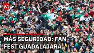 Guadalajara despliega 3 mil policías para el futbol pero prohíbe paraguas y pirotecnia