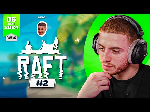 🏝️ On a trouvé la MEILLEURE ÎLE avec Tobias ? (Raft #2)
