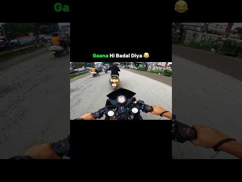 Gaana Hi Badal Diya ๐ | #motovolgger #ktmrc #motovlog #motovlogindia #rider #funny #motovolgger