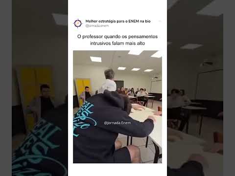 Medo desse professor 😂 #enem #professor #escola #faculdade #ensinomédio