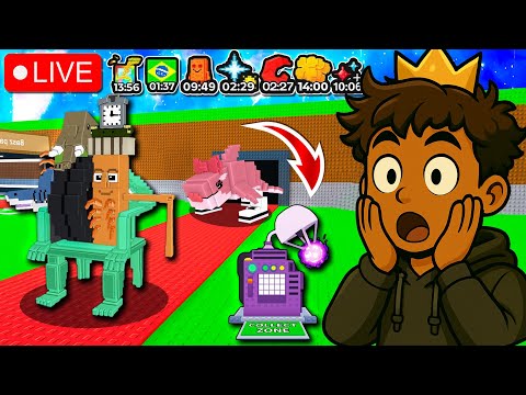 😱 EVENTO DE ADM ABUSE + CRAFT MACHINE NA UPDATE DO ROUBE UM BRAINROT!! | TEUX LIVE #brainrot #roblox