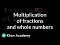 Exploring Multiplication of Fractions and Whole Numbers