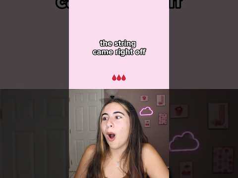 my tampon got STUCK inside me ๐ฑ (period horror stories) #shorts #girls