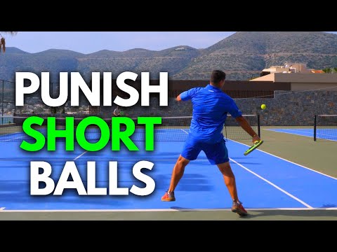 How To Punish Short Balls in Tennis 🎾 (4 ways)