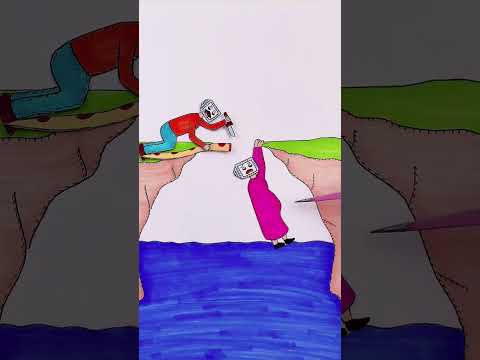 Creative and Cool Love Stories Animation🎬 #diy #story