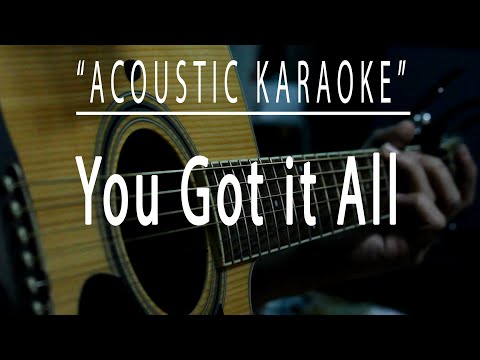 You got it all – The Jets (Acoustic karaoke)