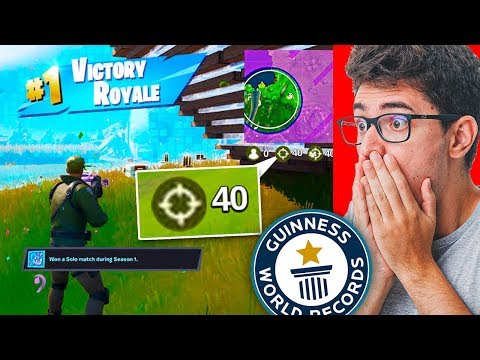 40 KILLS! RECORDE MUNDIAL NO FORTNITE CAPITULO 2!