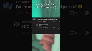 Voicing funny TikTok comments part 4 #fyp #shorts #tiktok #funny