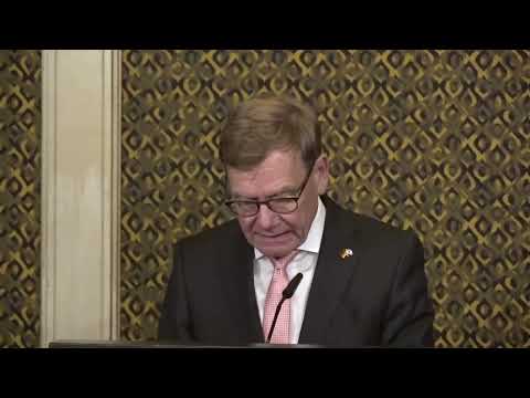 YouTube video thumbnail: German Foreign Minister Says Israel Risks Becoming Isolated