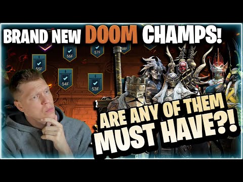 First Reaction GRADES to NEW Doom Champs! | RAID Shadow Legends