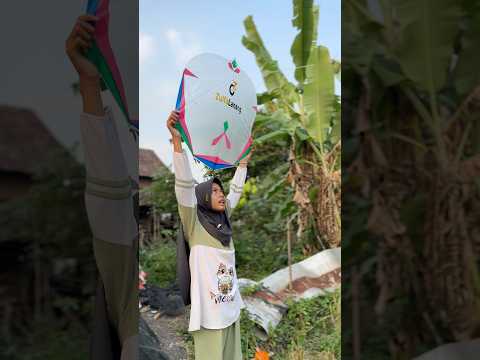 Kerjain Bocil Pakek Layangan Papiran Zulfa Lanang #layangan #papiran #musimlayangan #kerjain