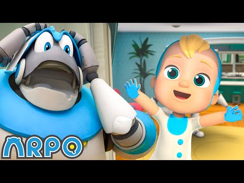 Pintorcito desastroso | El Robot ARPO🤖 Caricaturas y dibujos animados para niños