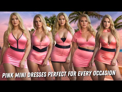 Stylish Plus Size Pink Mini Dresses: Perfect for Every Occasion