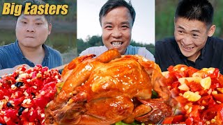 Eat colorful chicken wings!|Eating Spicy Food and Funny Pranks|Funny Mukbang