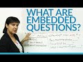 Embedded Questions in English