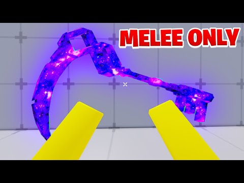 MELEE ONLY Challenge in Roblox Rivals *I QUIT*