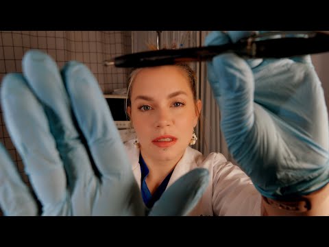 ASMR Perfectionist Positioning You, Drawing on Your Face, Measuring You | Pre-Op Exam