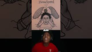They drew Speed like THIS?! His reaction is priceless 💀🖌️