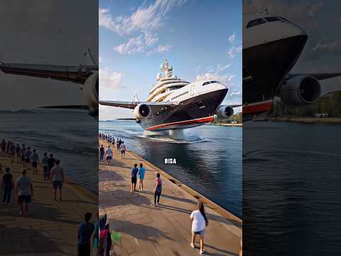 KOK BISA PESAWAT TAPI BENTUKNYA KAYAK KAPAL INI